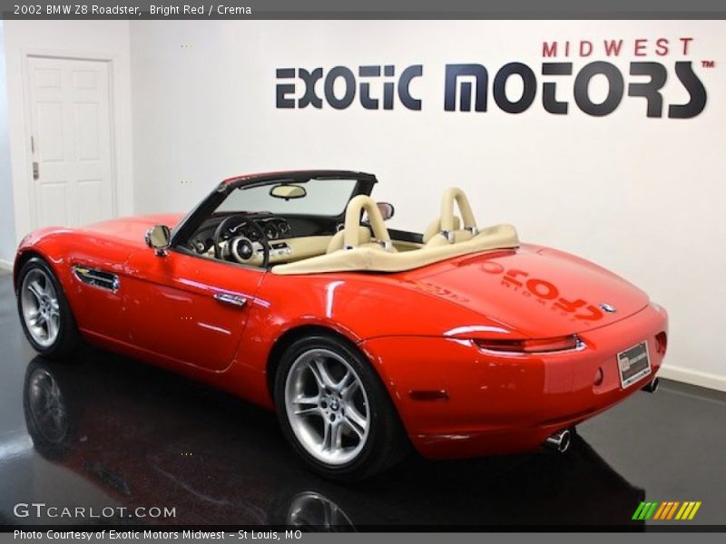 Bright Red / Crema 2002 BMW Z8 Roadster