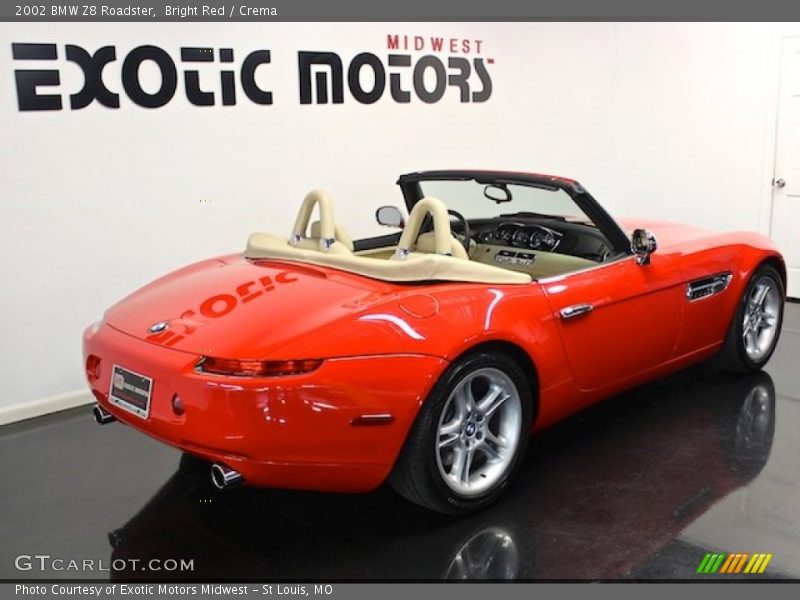 Bright Red / Crema 2002 BMW Z8 Roadster