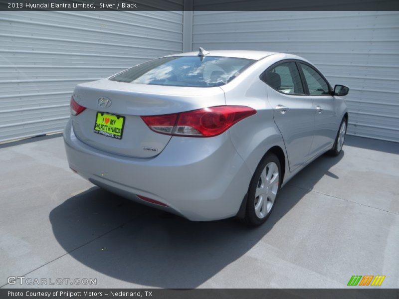 Silver / Black 2013 Hyundai Elantra Limited