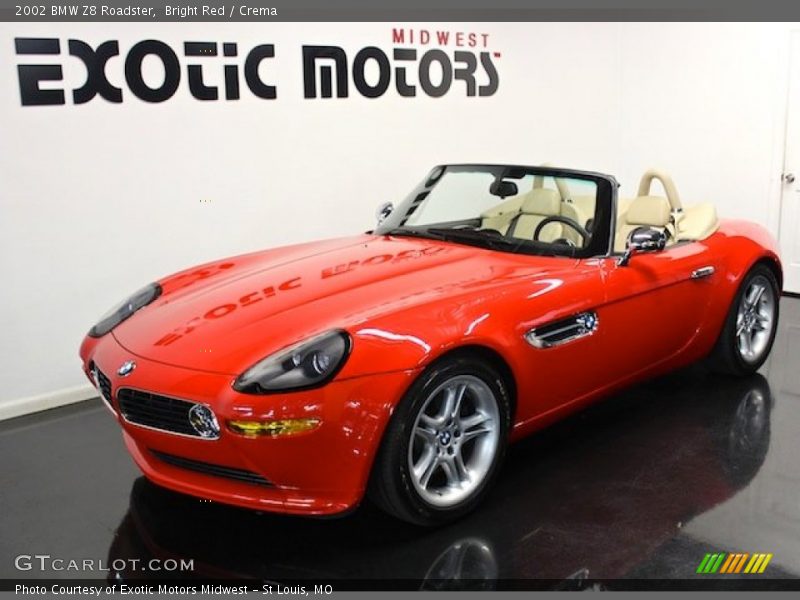 Bright Red / Crema 2002 BMW Z8 Roadster