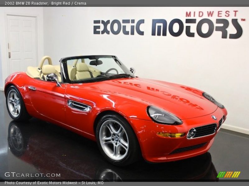 Bright Red / Crema 2002 BMW Z8 Roadster