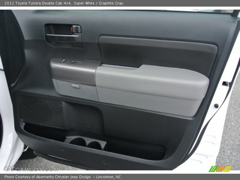 Super White / Graphite Gray 2011 Toyota Tundra Double Cab 4x4