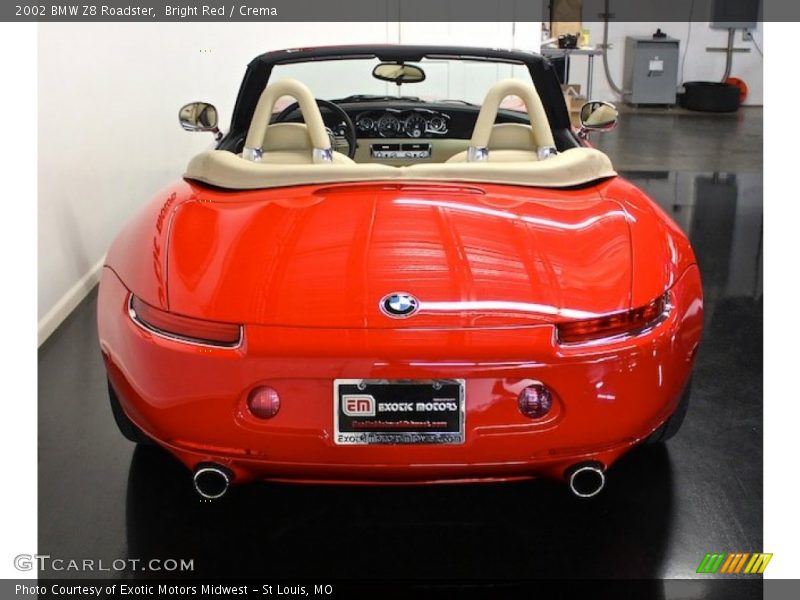 Bright Red / Crema 2002 BMW Z8 Roadster