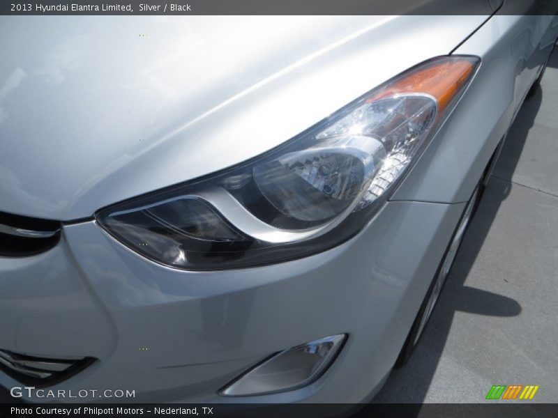 Silver / Black 2013 Hyundai Elantra Limited