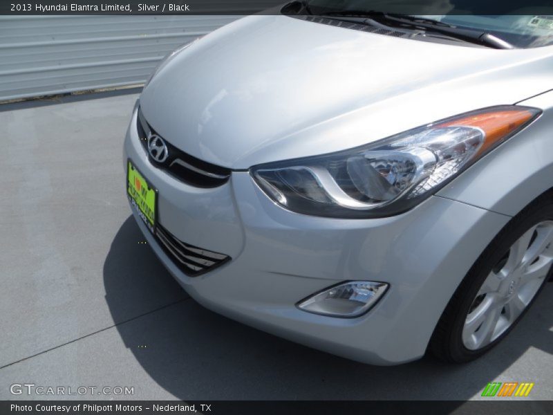 Silver / Black 2013 Hyundai Elantra Limited