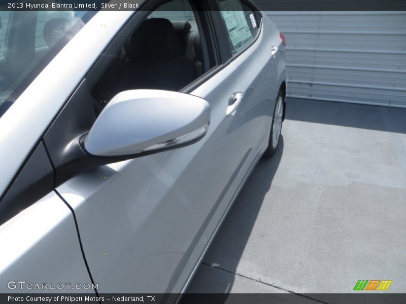 Silver / Black 2013 Hyundai Elantra Limited