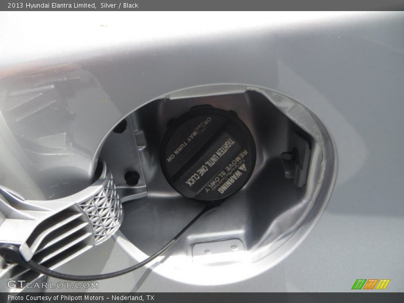 Silver / Black 2013 Hyundai Elantra Limited