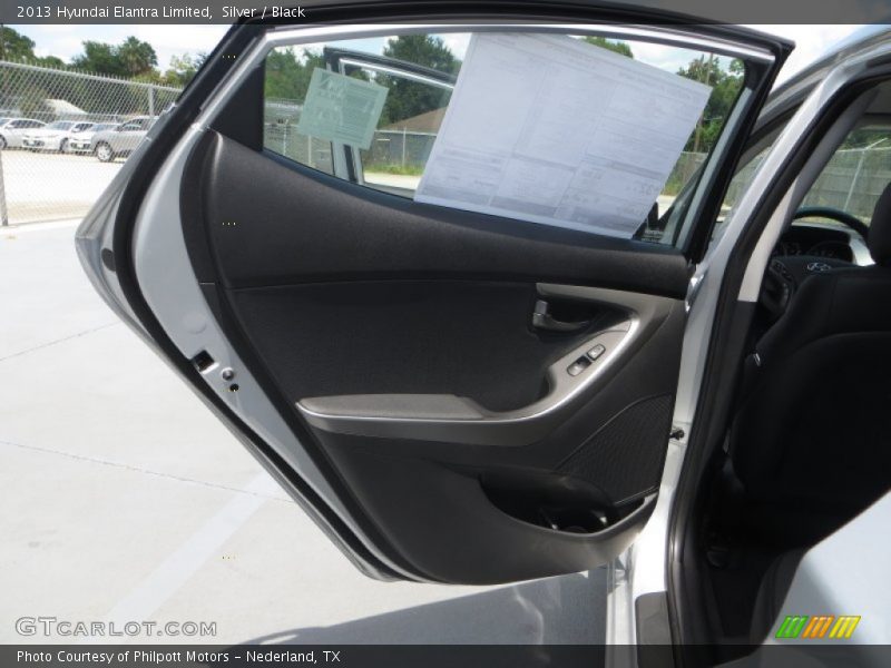 Silver / Black 2013 Hyundai Elantra Limited