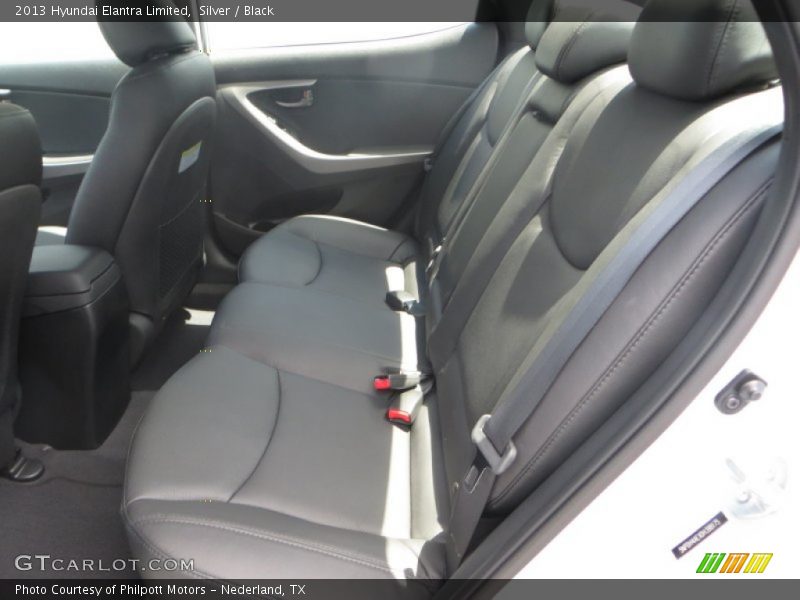 Silver / Black 2013 Hyundai Elantra Limited