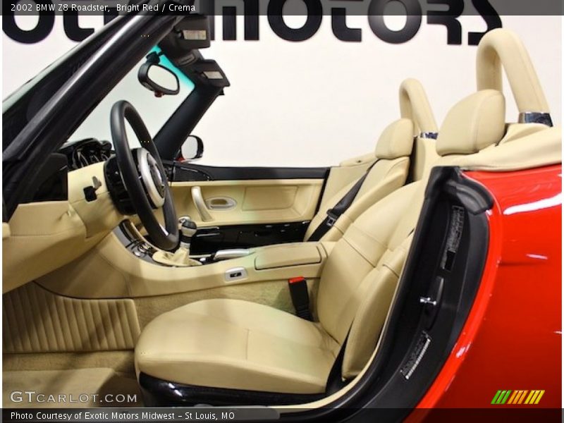 Bright Red / Crema 2002 BMW Z8 Roadster