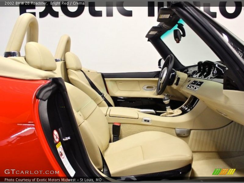 Bright Red / Crema 2002 BMW Z8 Roadster