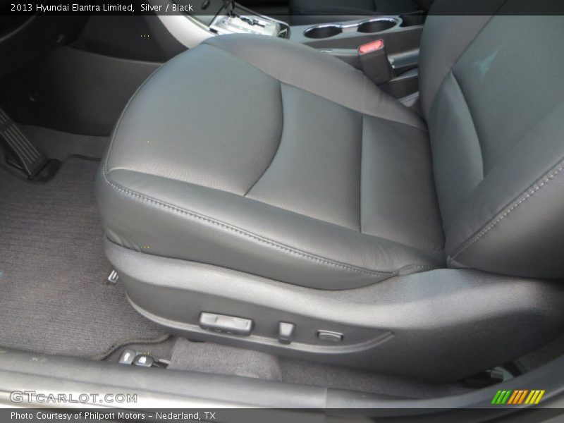 Silver / Black 2013 Hyundai Elantra Limited