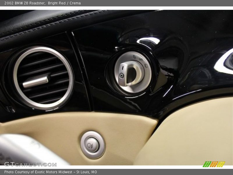 Controls of 2002 Z8 Roadster