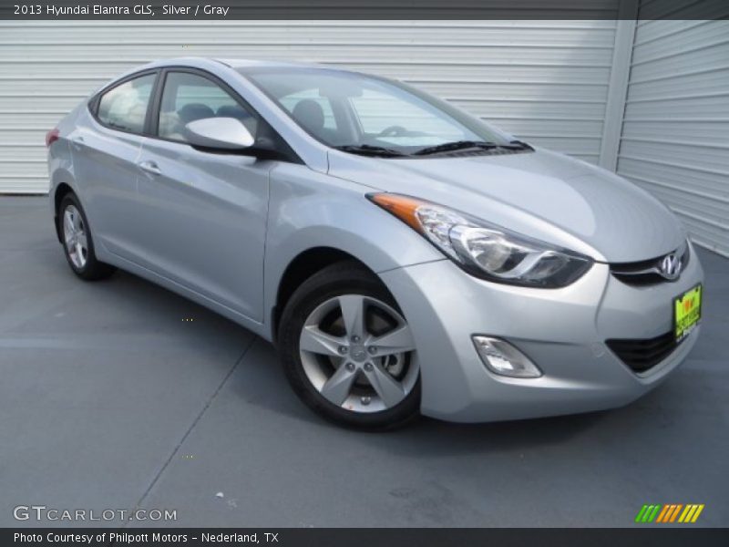 Silver / Gray 2013 Hyundai Elantra GLS