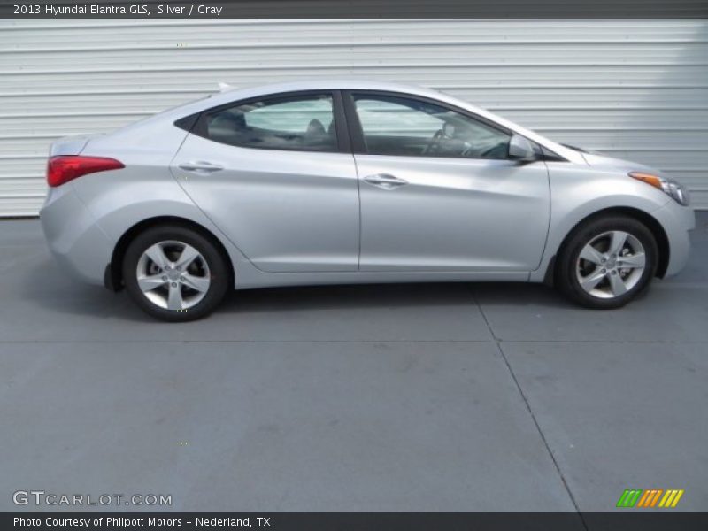 Silver / Gray 2013 Hyundai Elantra GLS