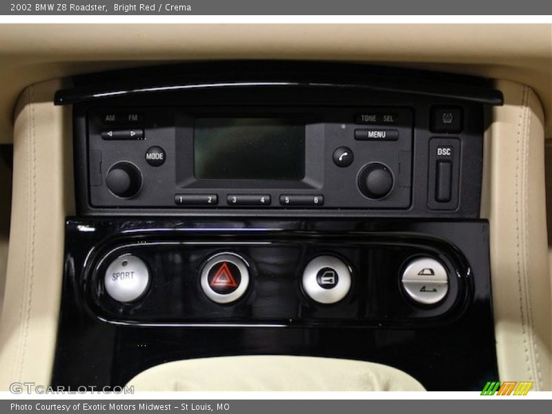 Controls of 2002 Z8 Roadster