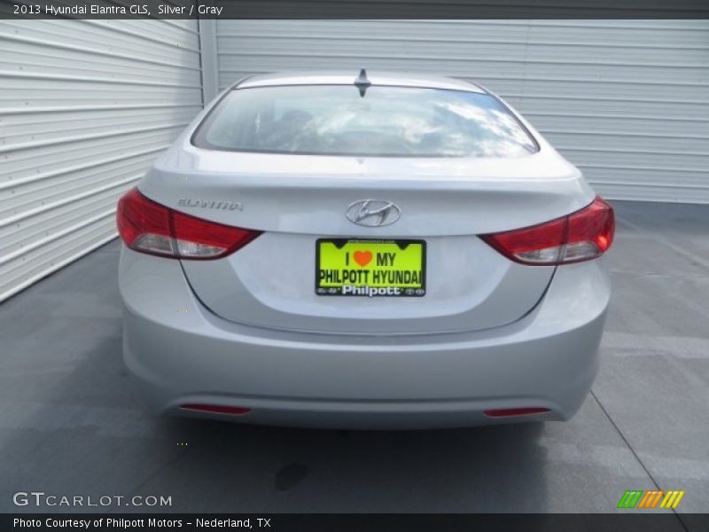 Silver / Gray 2013 Hyundai Elantra GLS