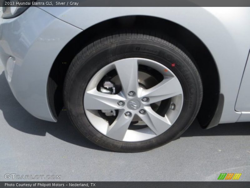 Silver / Gray 2013 Hyundai Elantra GLS