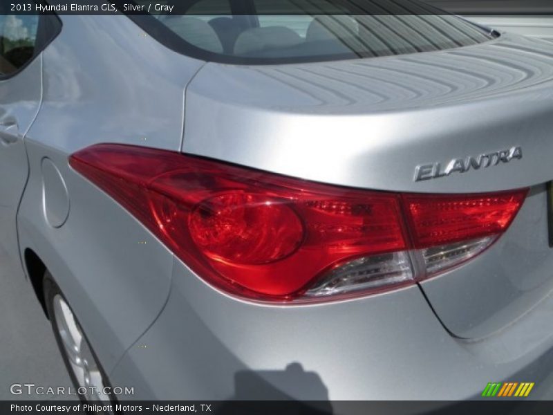 Silver / Gray 2013 Hyundai Elantra GLS