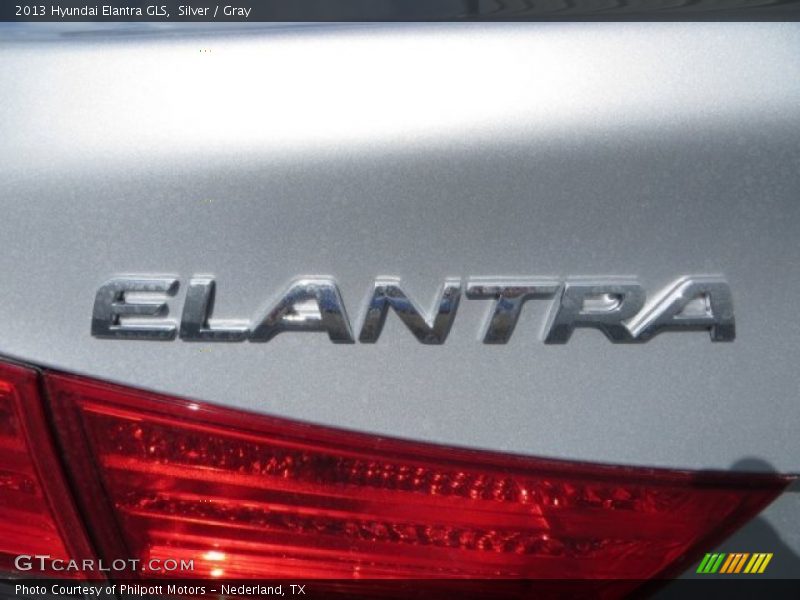 Silver / Gray 2013 Hyundai Elantra GLS