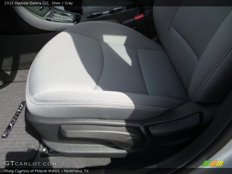 Silver / Gray 2013 Hyundai Elantra GLS