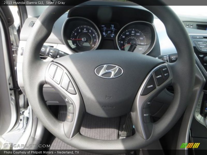 Silver / Gray 2013 Hyundai Elantra GLS
