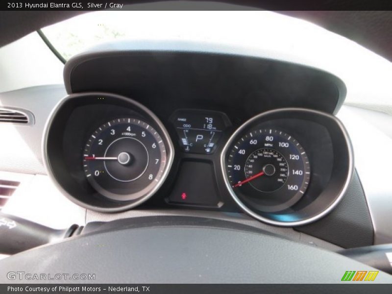 Silver / Gray 2013 Hyundai Elantra GLS