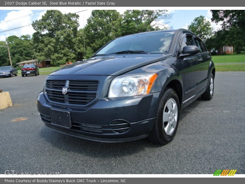 Steel Blue Metallic / Pastel Slate Gray 2007 Dodge Caliber SE