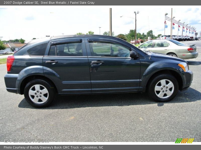 Steel Blue Metallic / Pastel Slate Gray 2007 Dodge Caliber SE