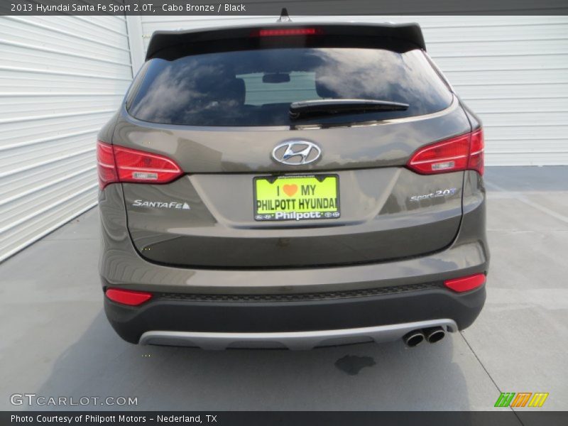 Cabo Bronze / Black 2013 Hyundai Santa Fe Sport 2.0T