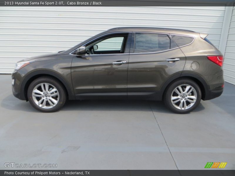 Cabo Bronze / Black 2013 Hyundai Santa Fe Sport 2.0T