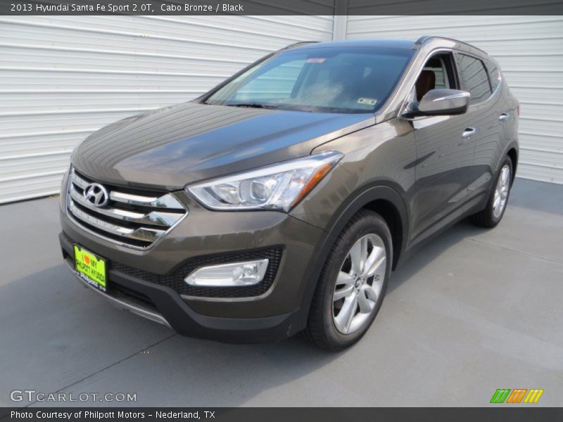 Cabo Bronze / Black 2013 Hyundai Santa Fe Sport 2.0T