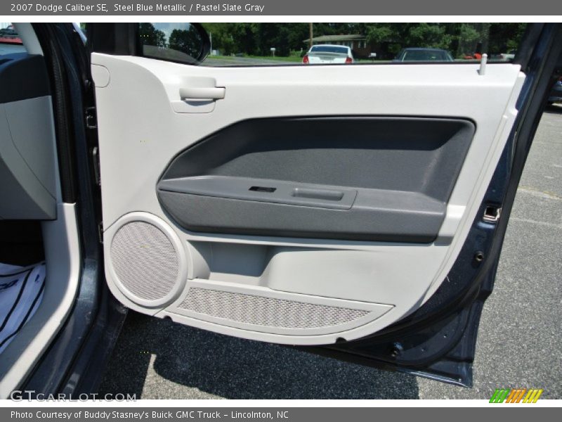 Steel Blue Metallic / Pastel Slate Gray 2007 Dodge Caliber SE