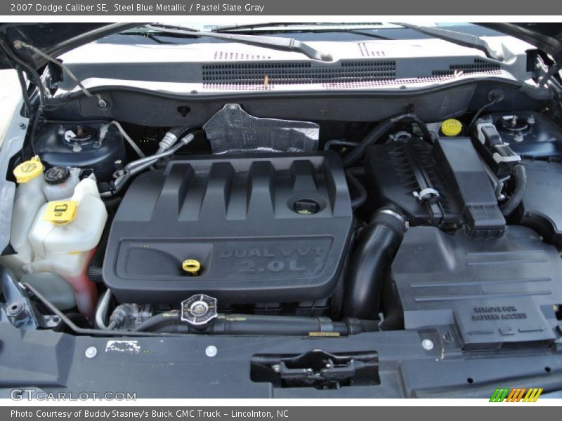 Steel Blue Metallic / Pastel Slate Gray 2007 Dodge Caliber SE