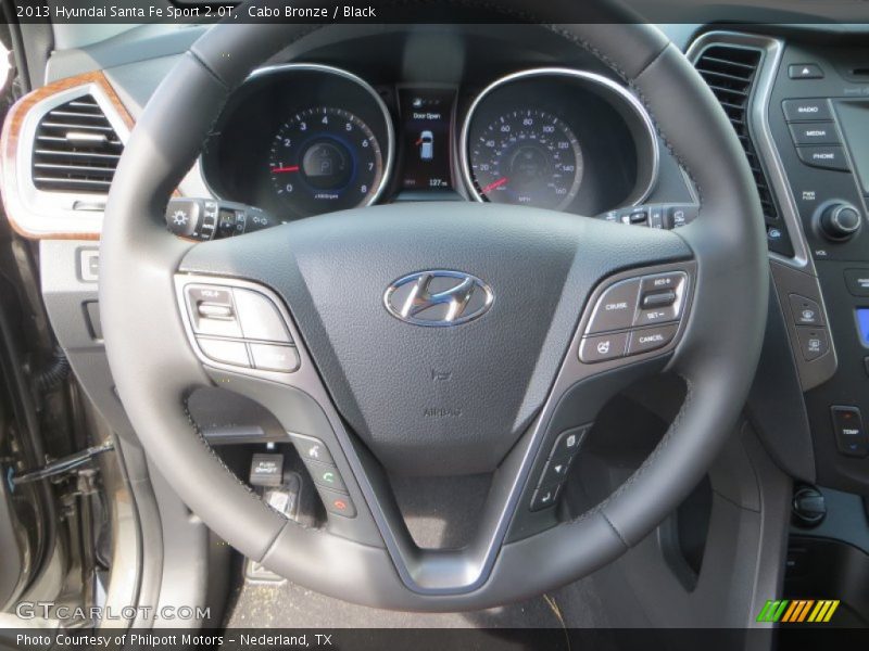 Cabo Bronze / Black 2013 Hyundai Santa Fe Sport 2.0T