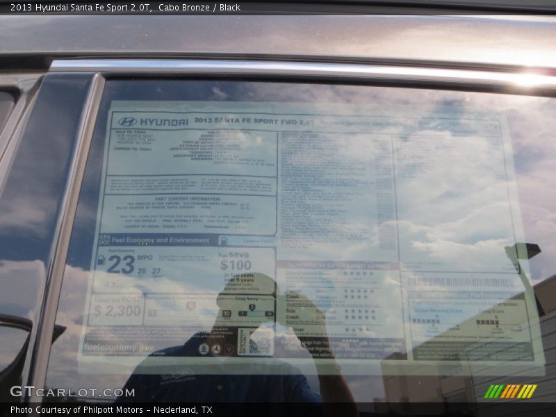 Cabo Bronze / Black 2013 Hyundai Santa Fe Sport 2.0T
