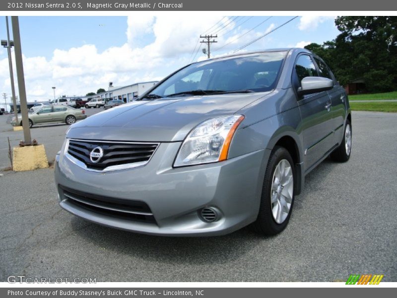 Magnetic Gray Metallic / Charcoal 2012 Nissan Sentra 2.0 S