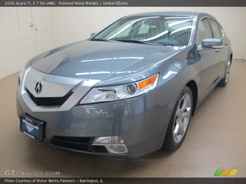 Polished Metal Metallic / Umber/Ebony 2009 Acura TL 3.7 SH-AWD
