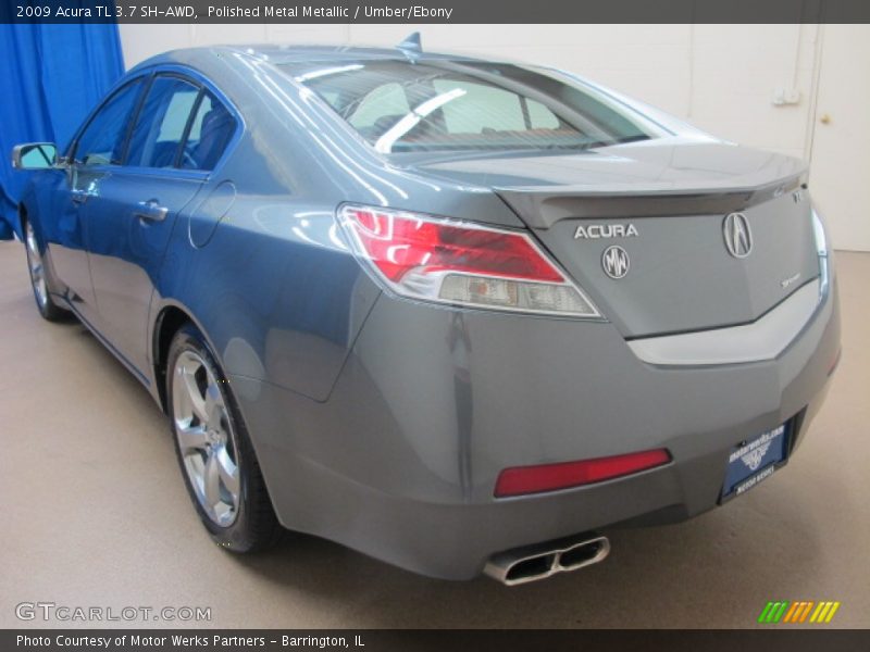 Polished Metal Metallic / Umber/Ebony 2009 Acura TL 3.7 SH-AWD