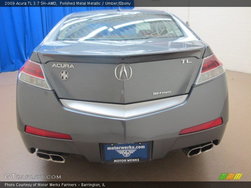 Polished Metal Metallic / Umber/Ebony 2009 Acura TL 3.7 SH-AWD