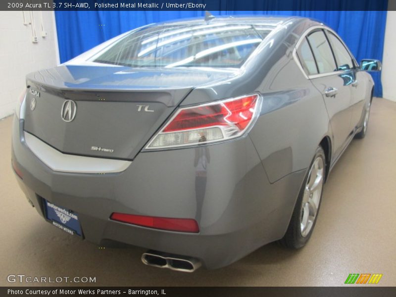 Polished Metal Metallic / Umber/Ebony 2009 Acura TL 3.7 SH-AWD
