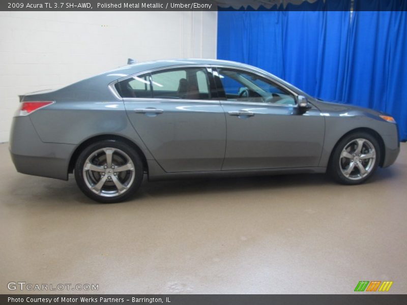 Polished Metal Metallic / Umber/Ebony 2009 Acura TL 3.7 SH-AWD