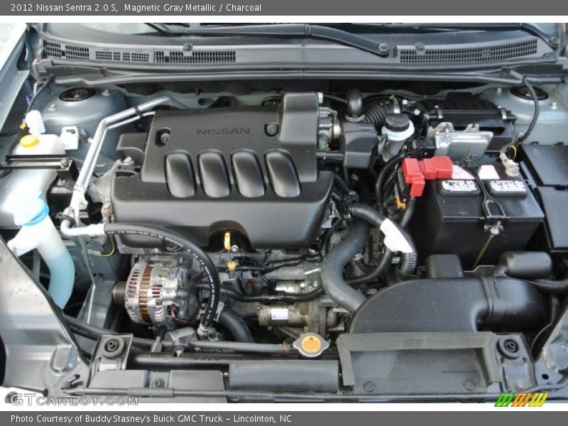 Magnetic Gray Metallic / Charcoal 2012 Nissan Sentra 2.0 S