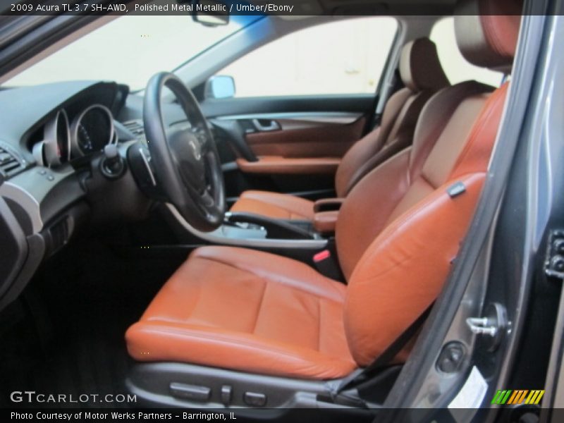 Polished Metal Metallic / Umber/Ebony 2009 Acura TL 3.7 SH-AWD