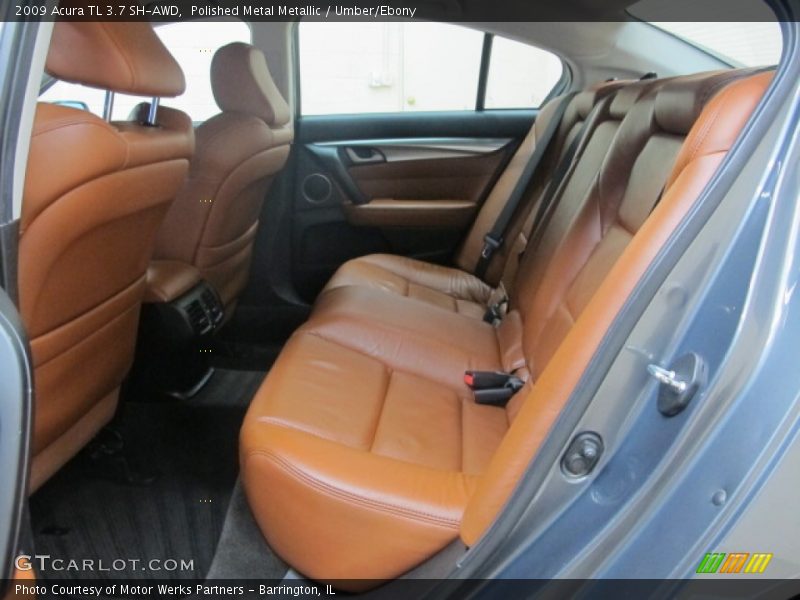 Polished Metal Metallic / Umber/Ebony 2009 Acura TL 3.7 SH-AWD