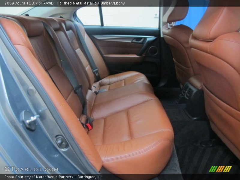 Polished Metal Metallic / Umber/Ebony 2009 Acura TL 3.7 SH-AWD