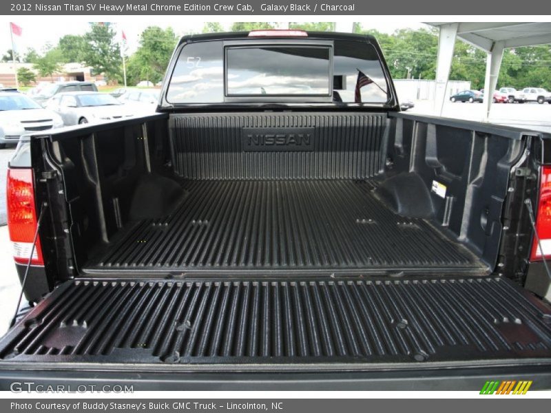 Galaxy Black / Charcoal 2012 Nissan Titan SV Heavy Metal Chrome Edition Crew Cab