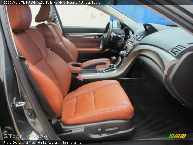 Polished Metal Metallic / Umber/Ebony 2009 Acura TL 3.7 SH-AWD