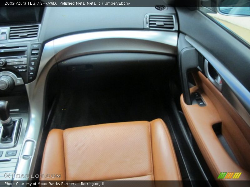 Polished Metal Metallic / Umber/Ebony 2009 Acura TL 3.7 SH-AWD