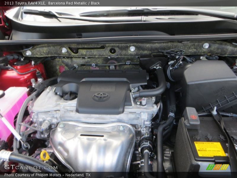 Barcelona Red Metallic / Black 2013 Toyota RAV4 XLE